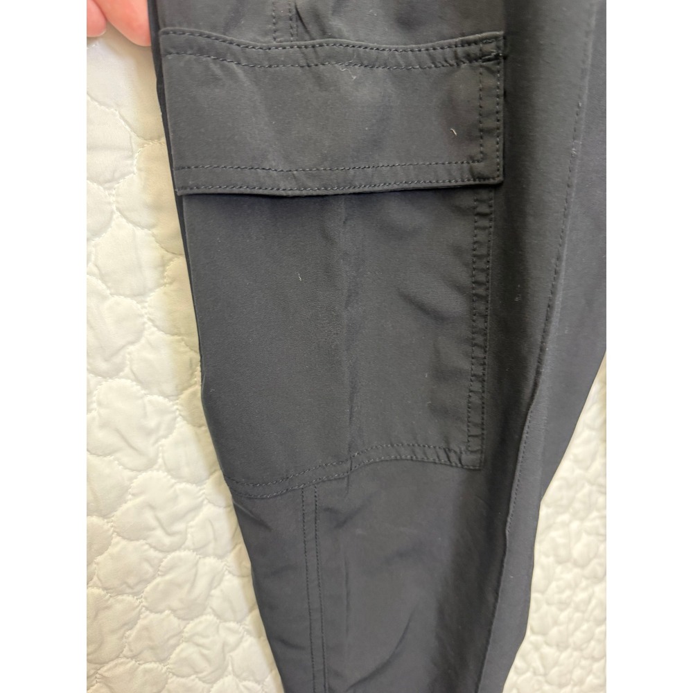 Athleta Black Vienna Cargo Pants – Size 6 – Pull-On Stretch Travel Pants - Picture 6 of 11